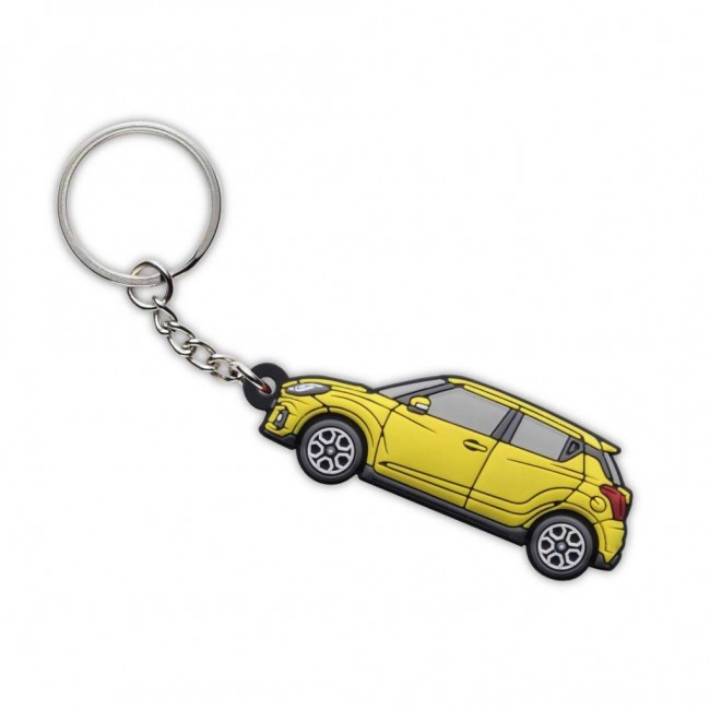 PVC橡膠Swift Sport鑰匙扣  (黃)