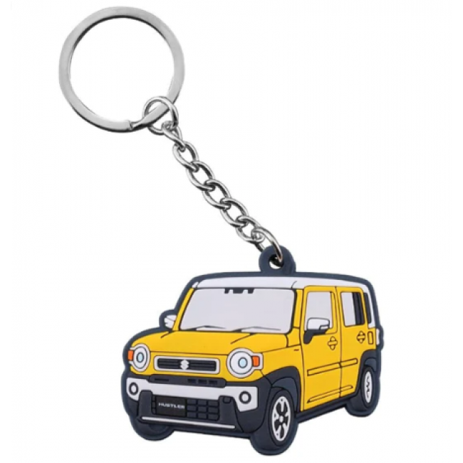 PVC橡膠Hustler鑰匙扣  (黃)