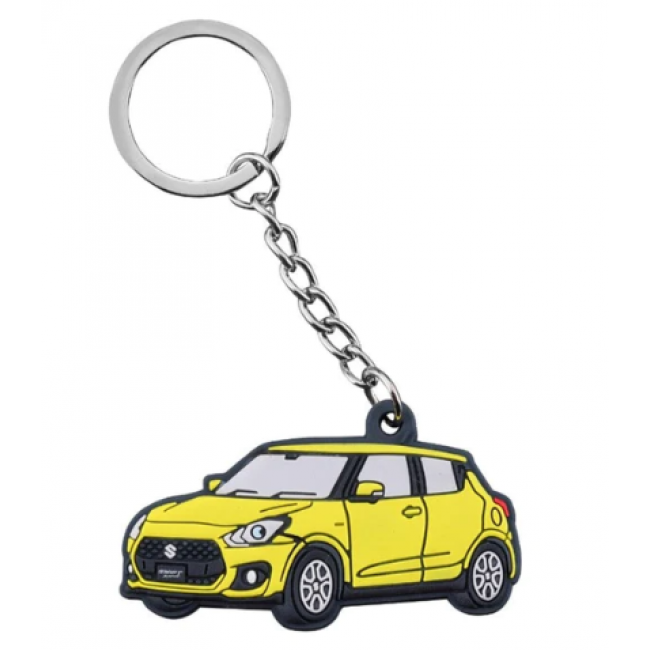 PVC橡膠Swift Sport鑰匙扣  (黃) New Ver.
