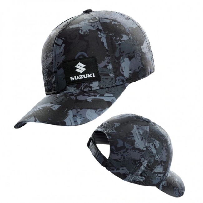 Suzuki 迷彩帽子 (黑)